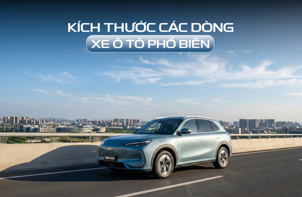 kích thước xe ô tô